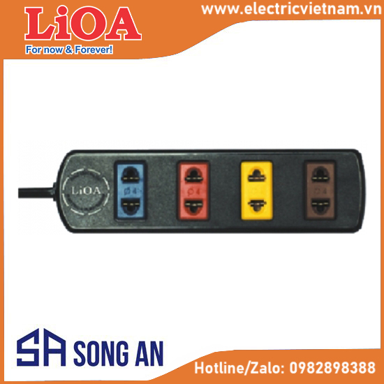 Loại phổ thông 4 ổ, không công tắc:  4TC*-2