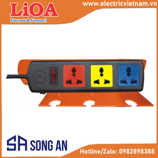 Loại ổ 6 đa năng có đỡ đầu phích dây nguồn