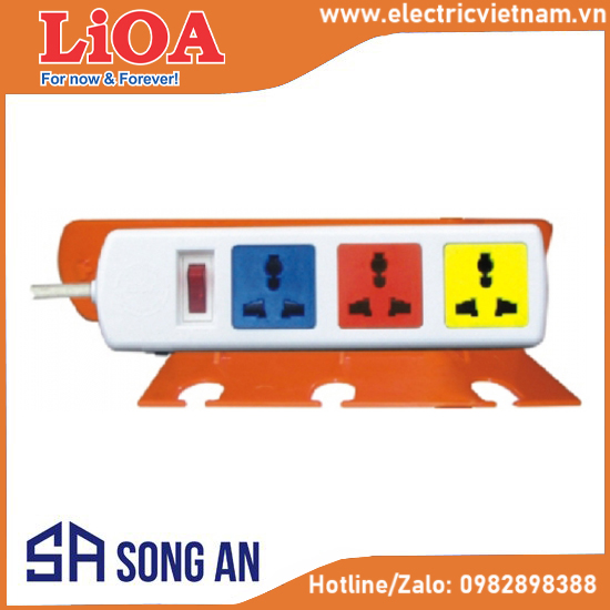 Loại ổ 6 đa năng có đỡ đầu phích dây nguồn