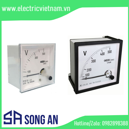 Đồng hồ Vôn 0-500VAC 96x96