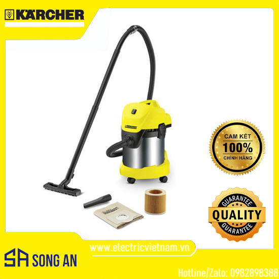 Máy hút bụi khô và ướt Kacher WD3 Premium
