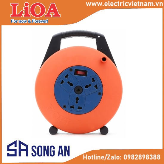 Ổ cắm kéo dài quay tay kiểu xách tay