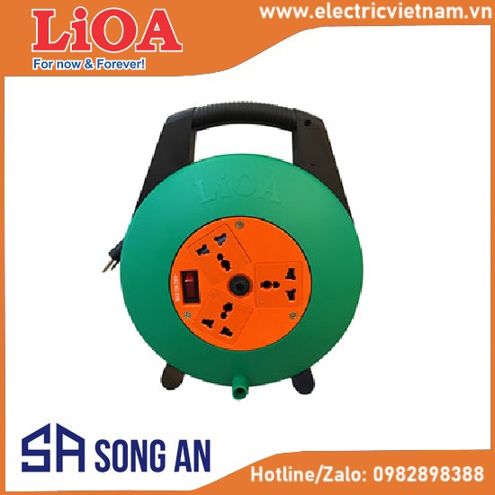 Ổ cắm kéo dài quay tay kiểu xách tay