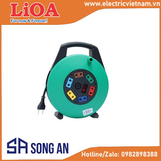 Ổ cắm kéo dài quay tay kiểu xách tay