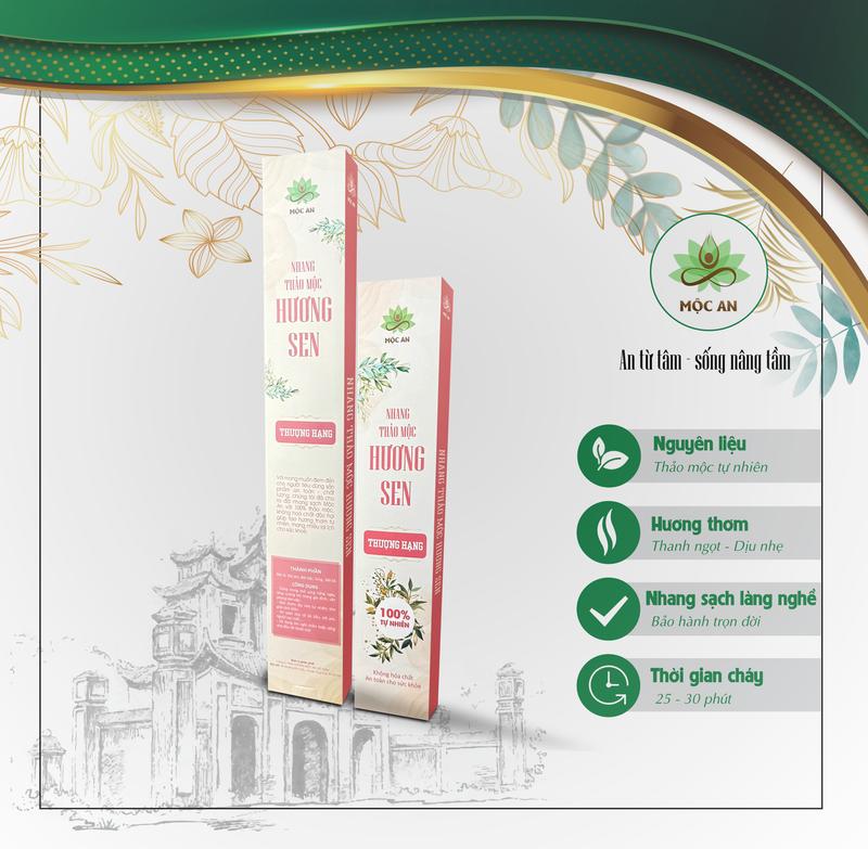Nhang Cây Thảo Mộc - Hương Sen