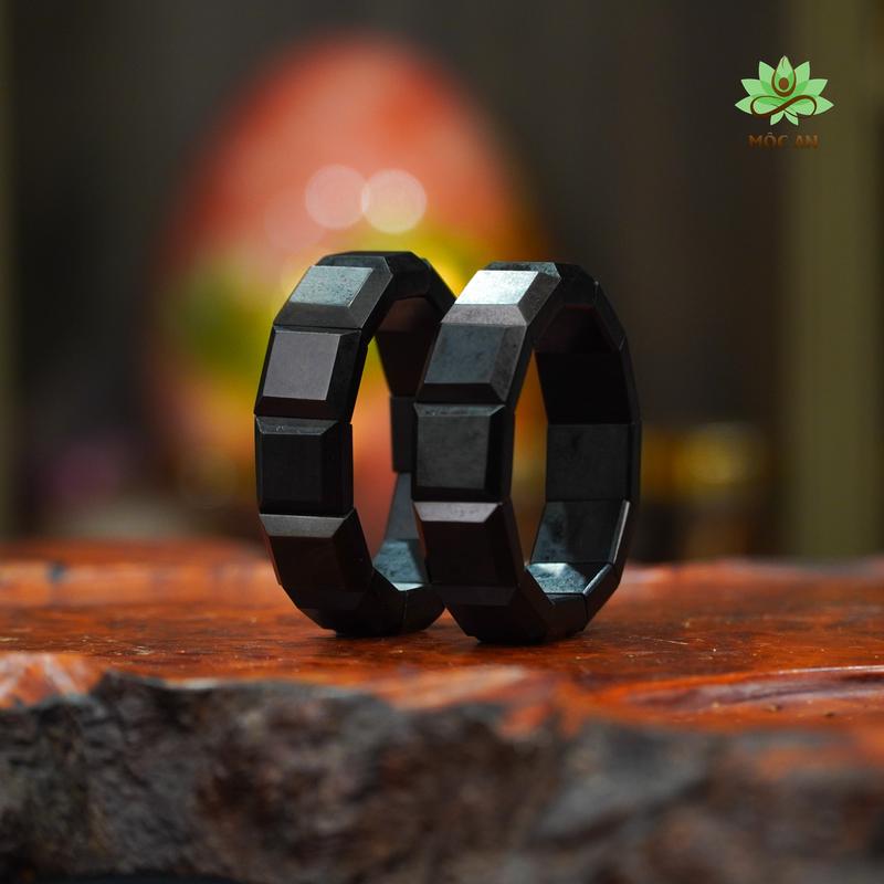 Vòng Mun Đen Khánh Hòa Bản Lách Vuông
