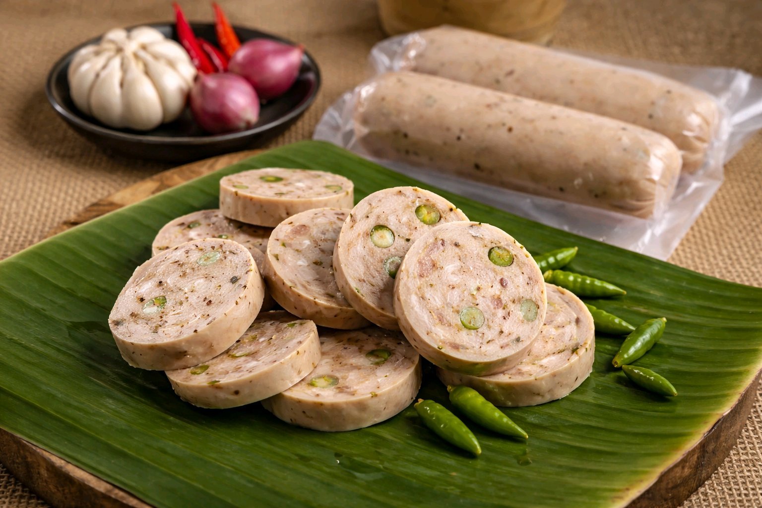 Chả Bò Ớt Xiêm - 500gr (2đòn)