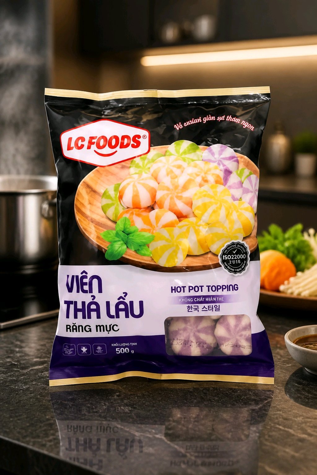 Viên Thả Lẩu Tím - 500gr