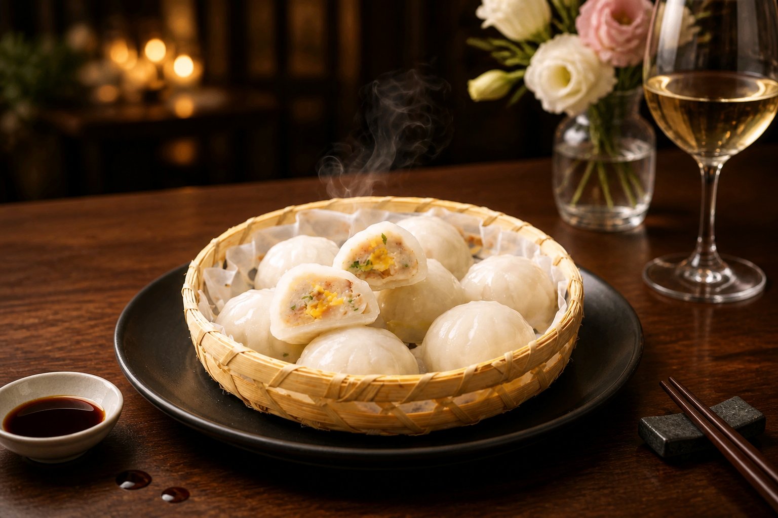 Tiểu Long Bao Thác Lác Trứng Muối - Gói 300gr (10viên)