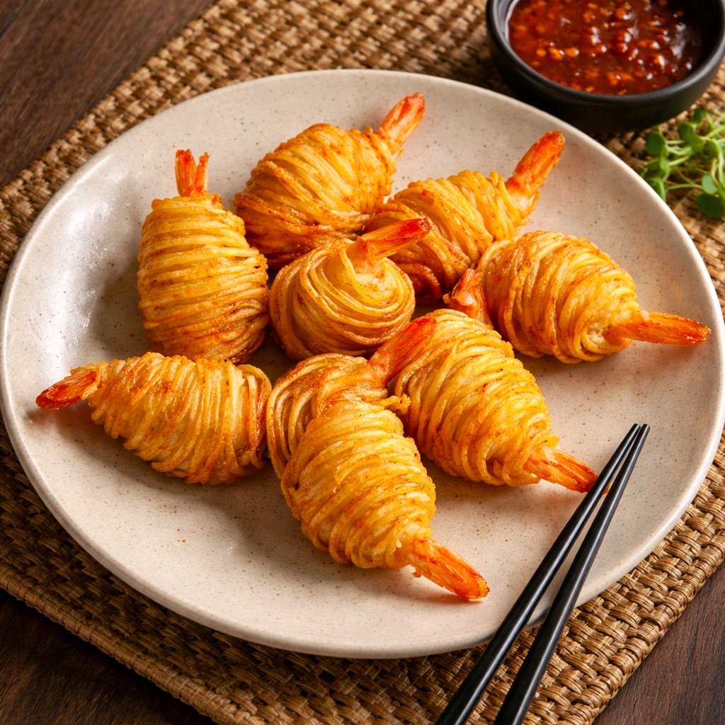 Tôm Cuộn Khoai Tây - 300gr (10con)