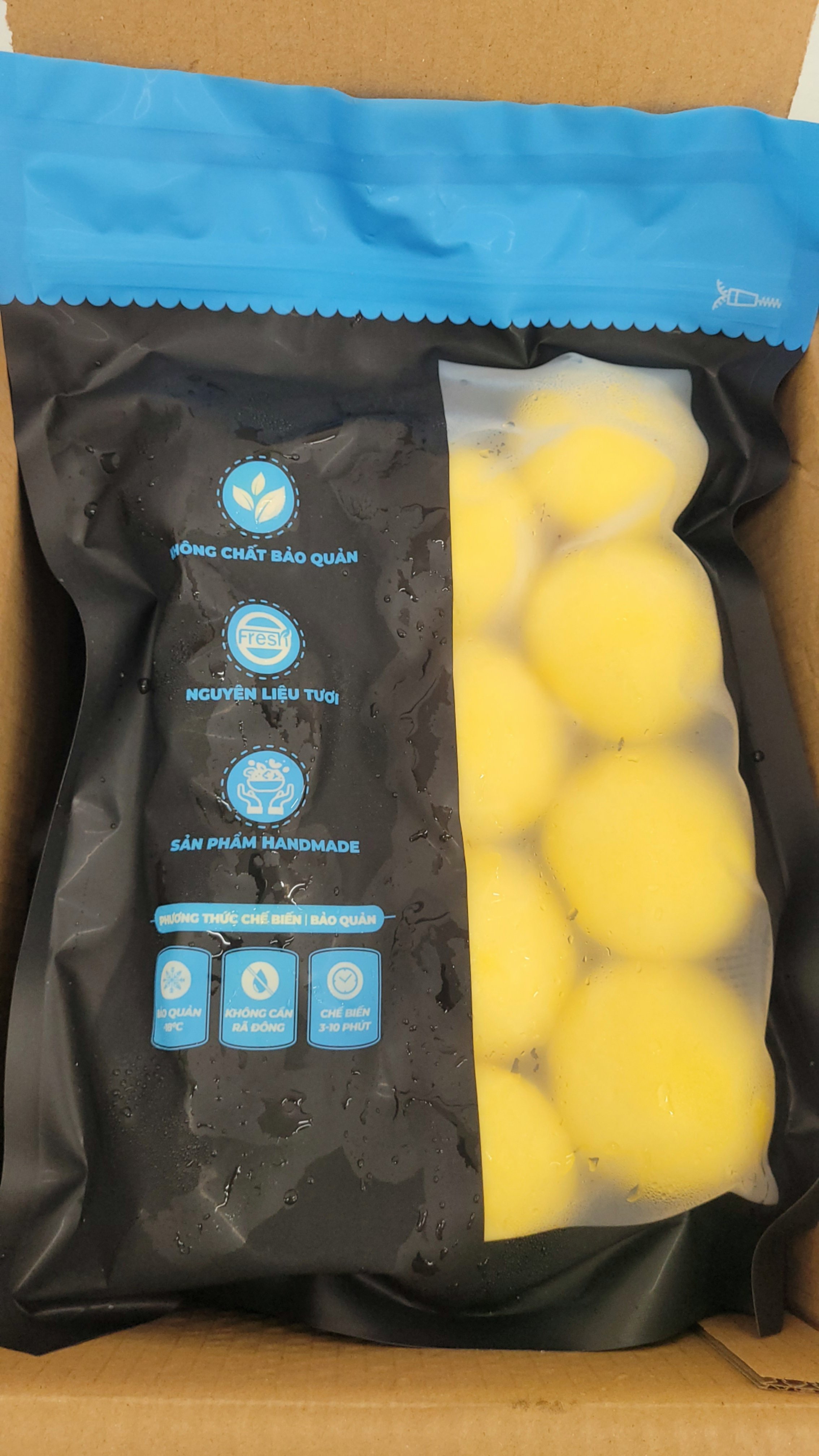 Bánh Bao Kim Sa Vàng - 540gr (12cái)