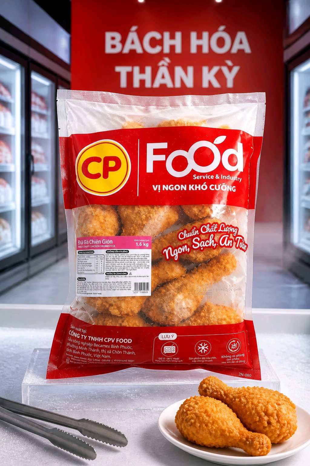 Đùi Gà Rán CP - 1,6KG (10cái)