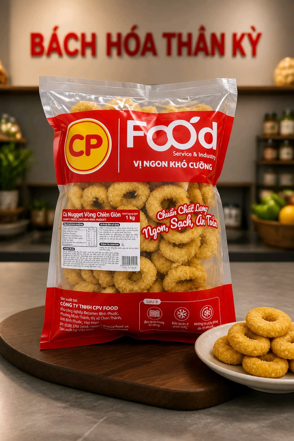 Gà Nugget Vòng CP - 1KG