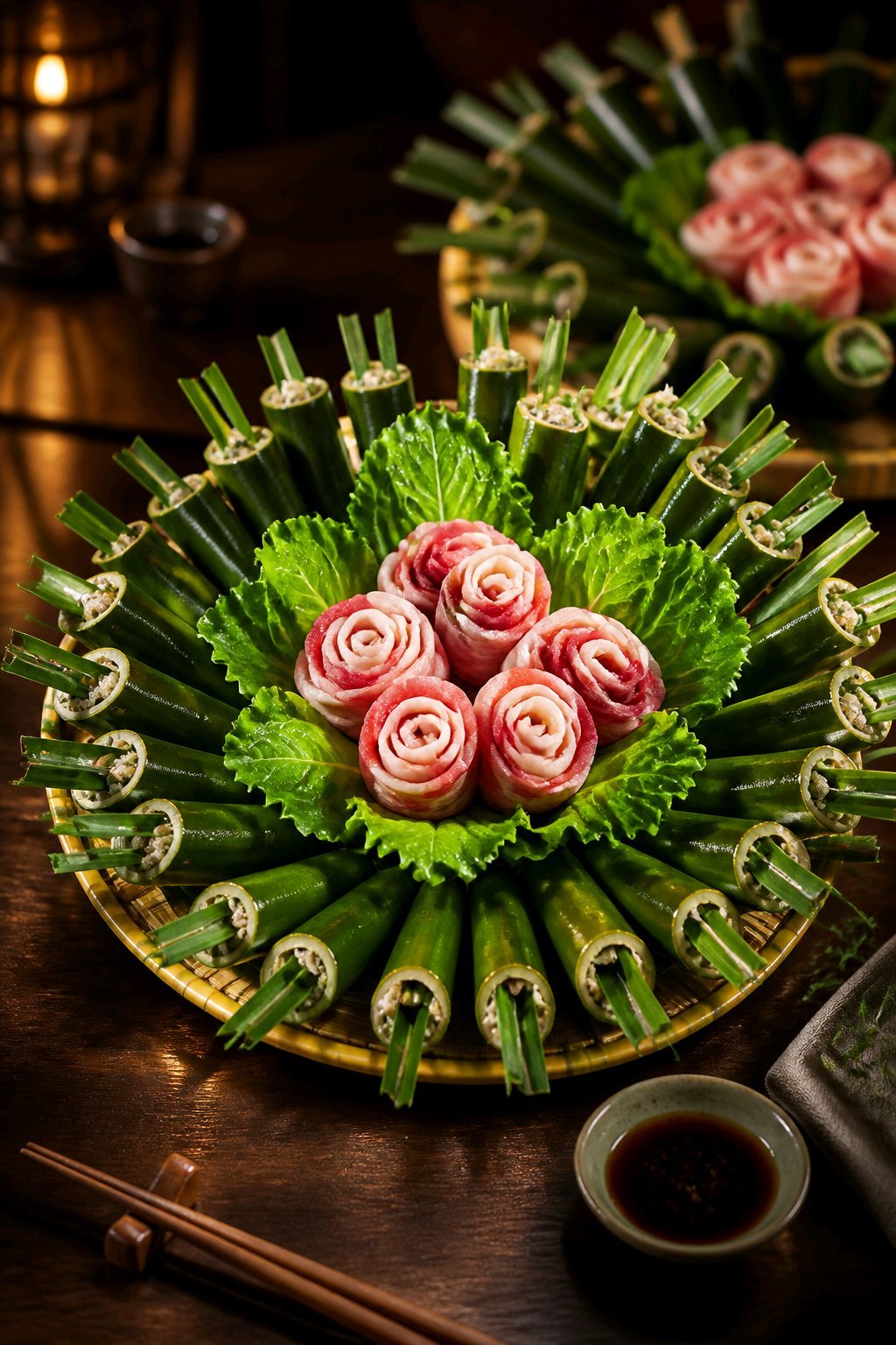 Ốc Nhồi Ống Lam - Vỉ (20ống)