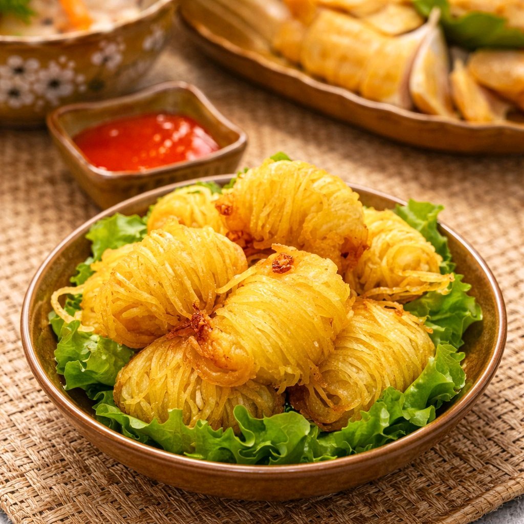 Tôm Cuộn Khoai Tây - 300gr (10con)