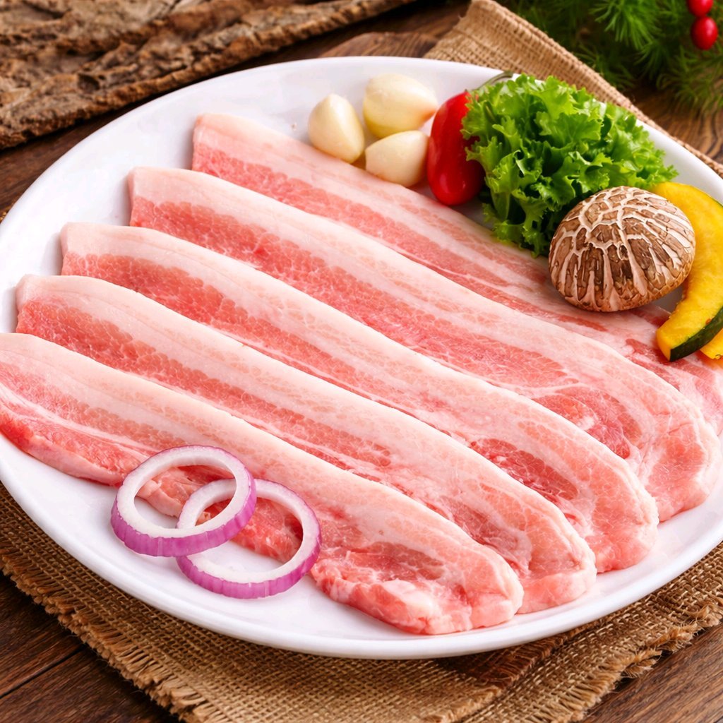 Ba Chỉ Heo Cắt Lát - 500gr