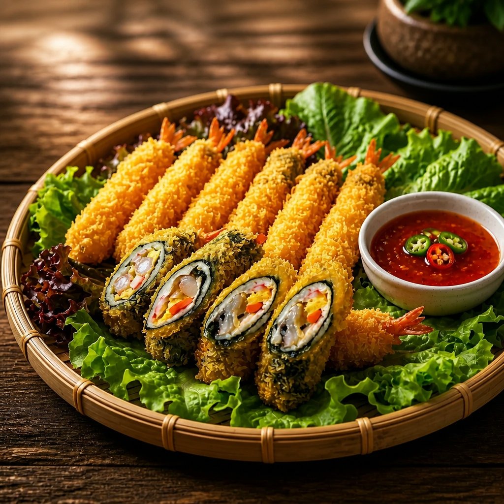 Tôm Cuộn Rong Biển - 350gr (10cái)