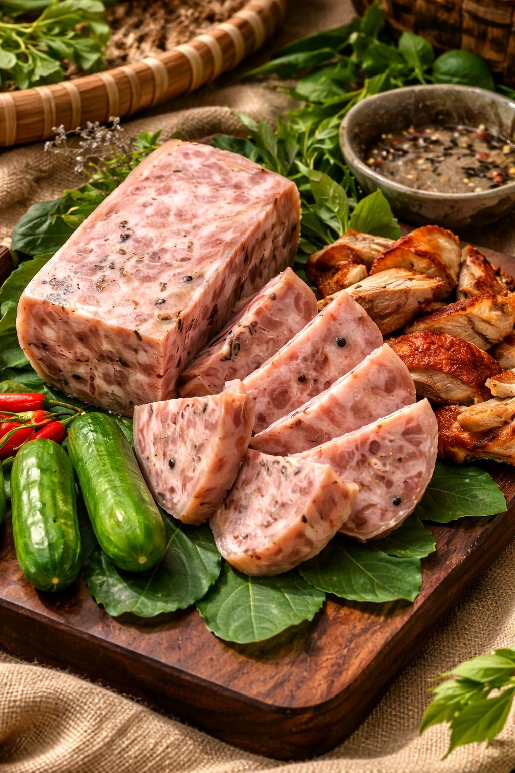 Chả Gân Tai Cuộn - Đòn 500gr