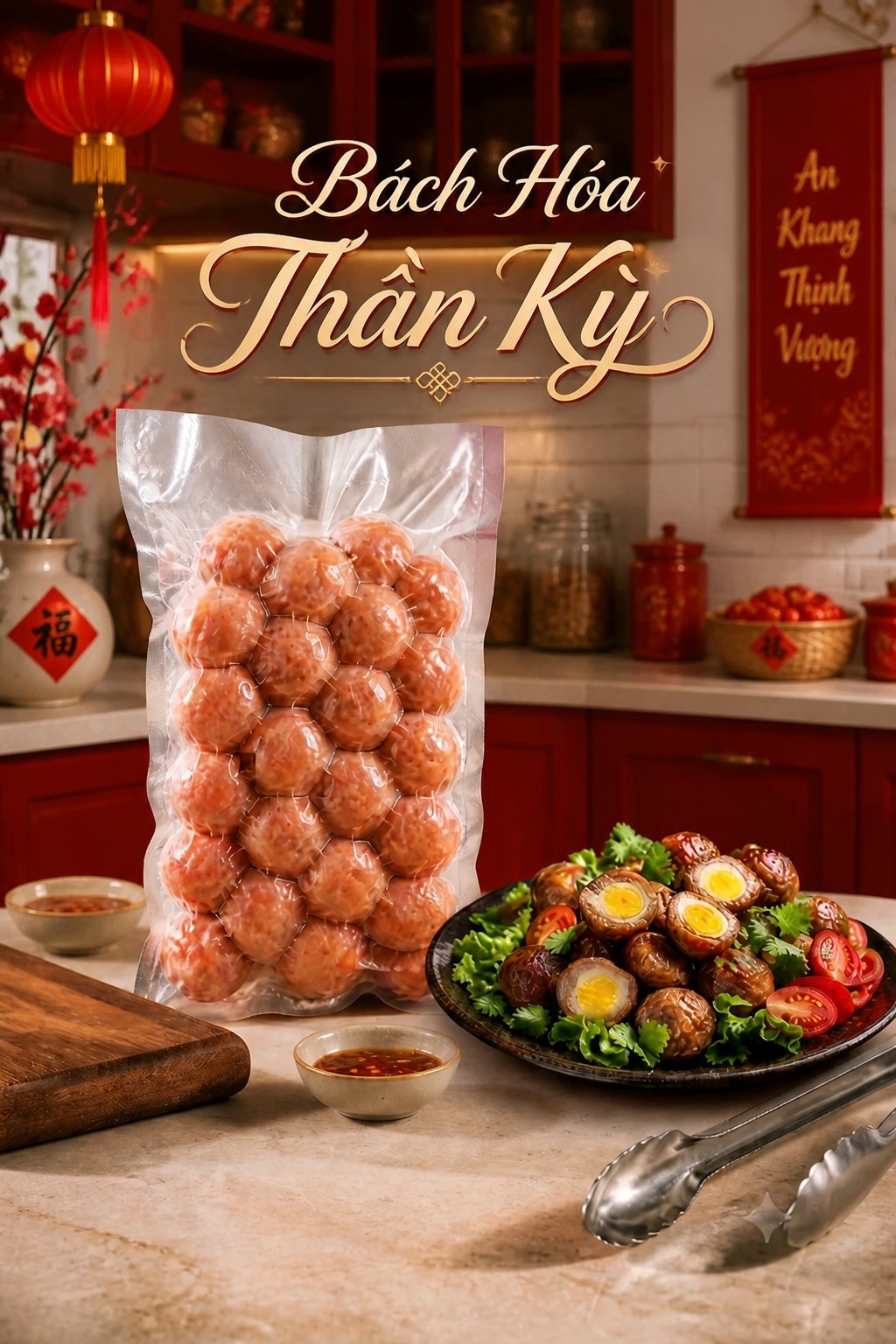 Nem Nướng Trứng Cút - 500gr (15viên)