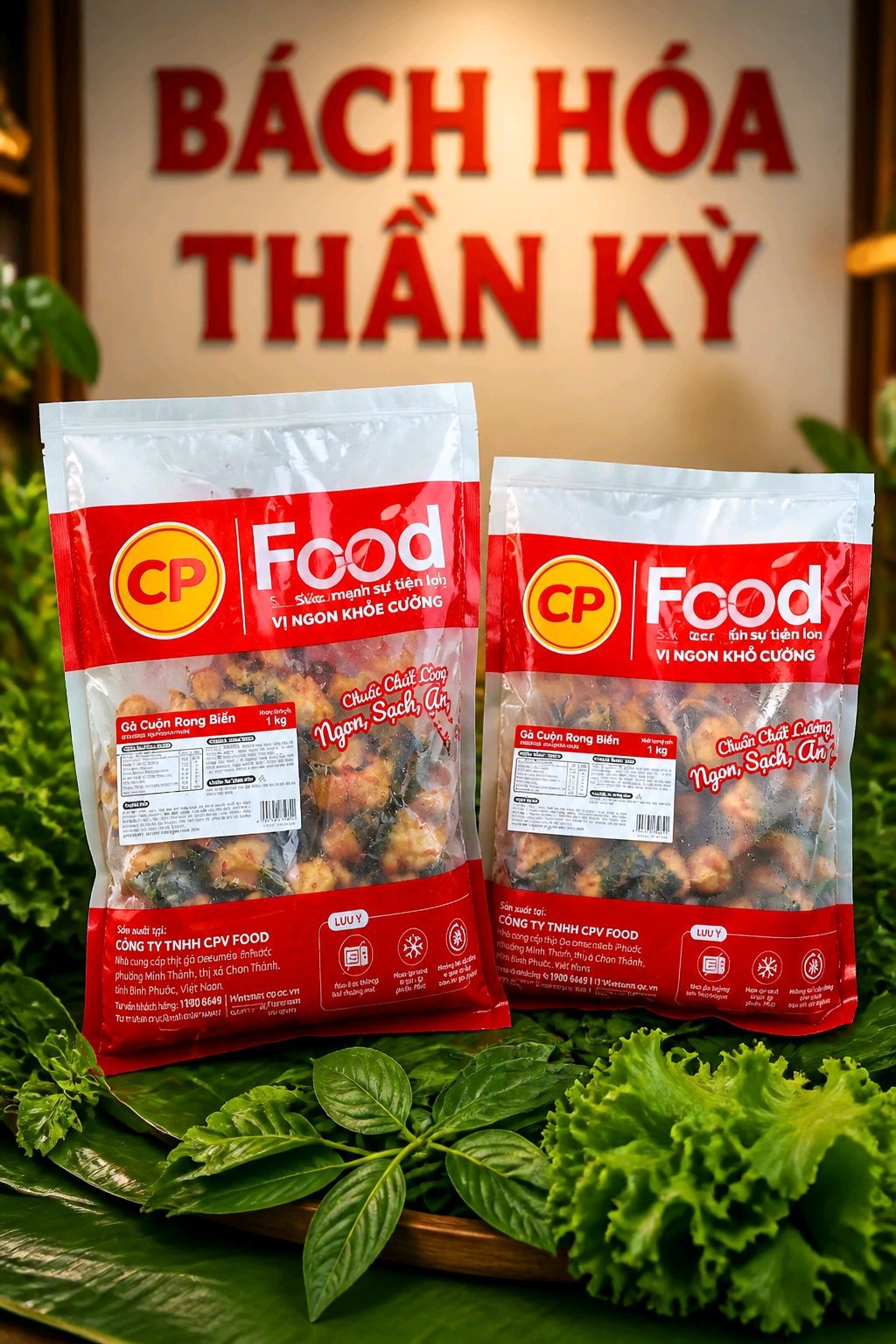 Gà Cuộn Rong Biển CP - 1KG