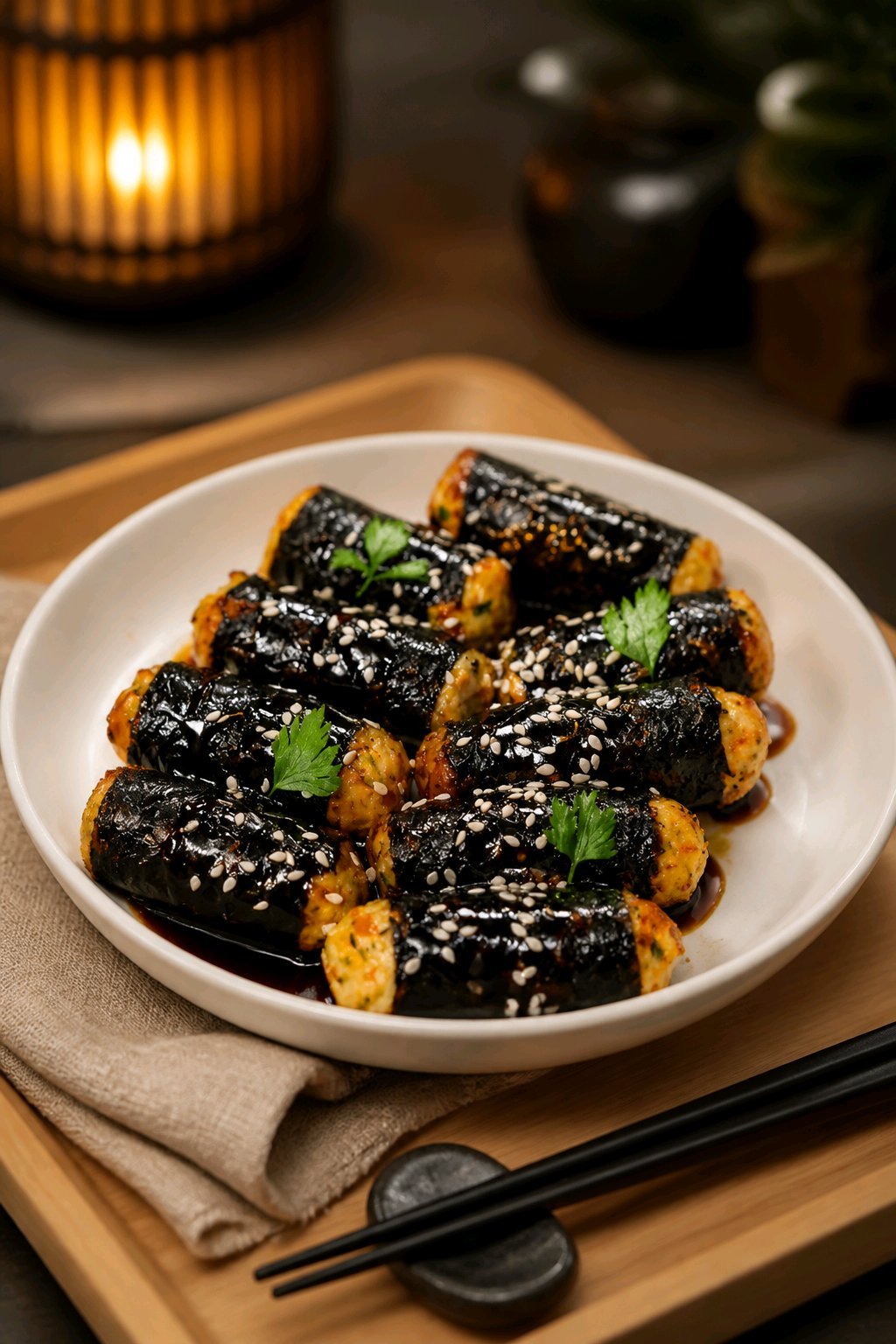 Gà Cuộn Rong Biển CP - 1KG