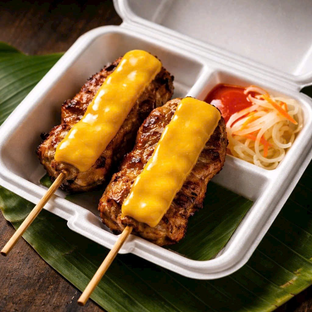 Bò Nướng Phô Mai Thái Lan - 300gr (6cây)