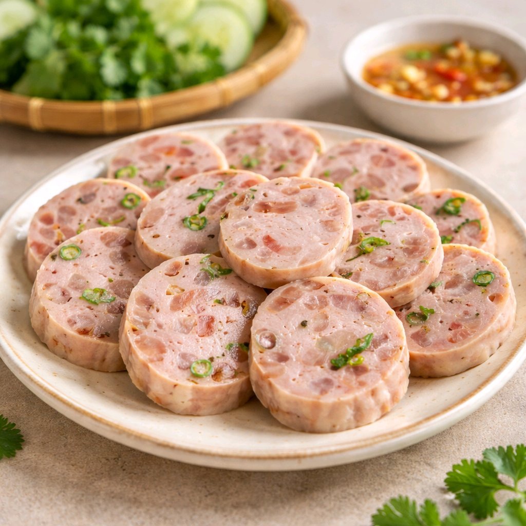 Chả Lụa Ớt Xiêm - 500gr (2đòn)
