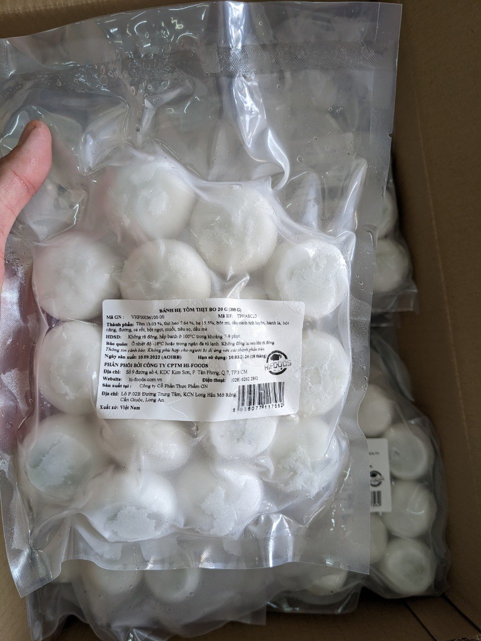 Bánh Hẹ Tôm Thịt - 300gr (15cái)