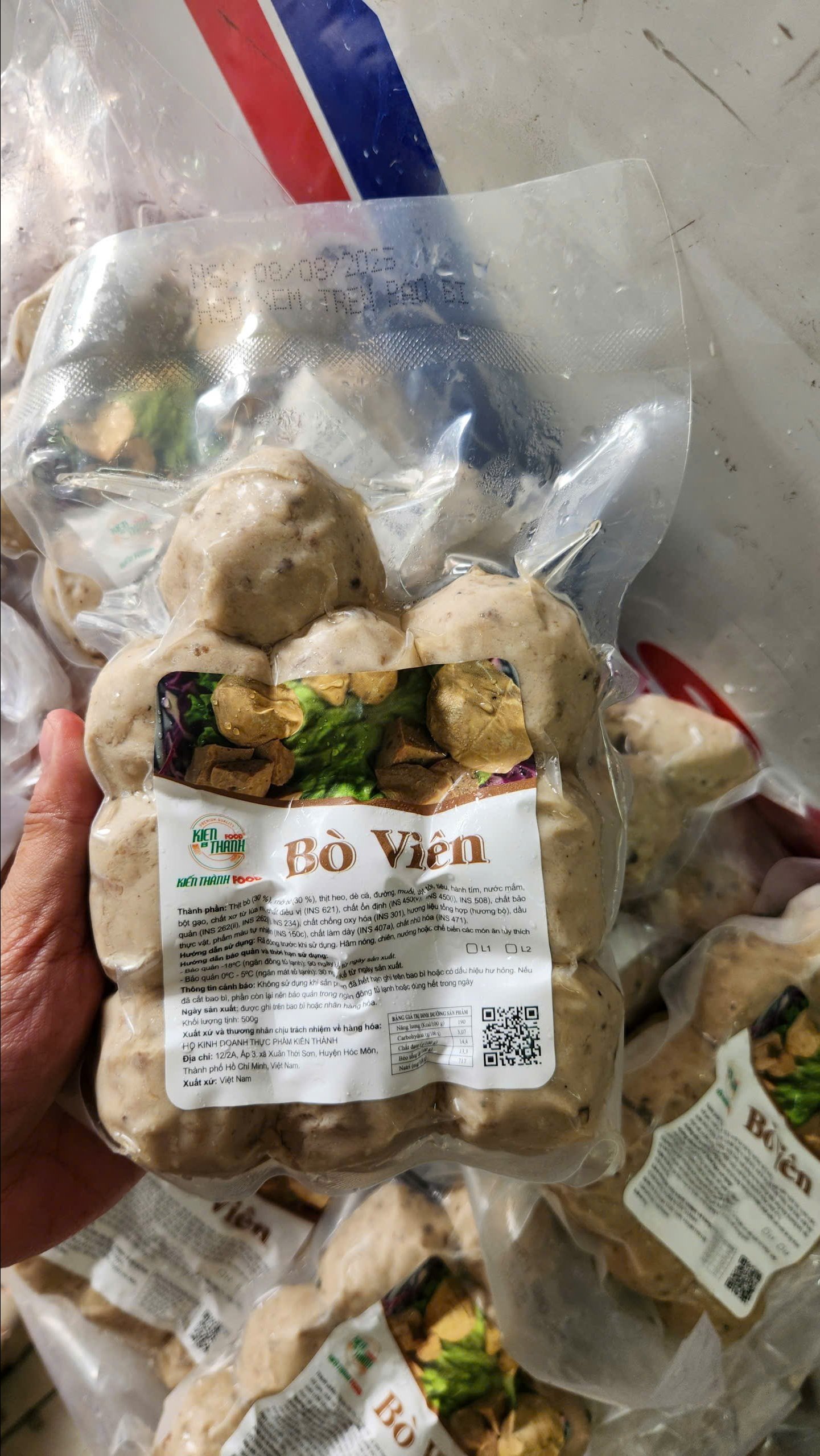 Bò Viên Gân - 500gr (10viên)