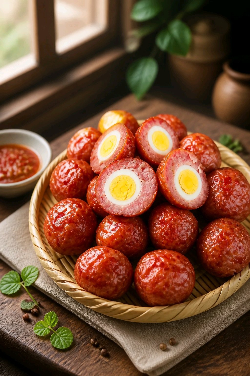 Nem Nướng Trứng Cút - 500gr (15viên)