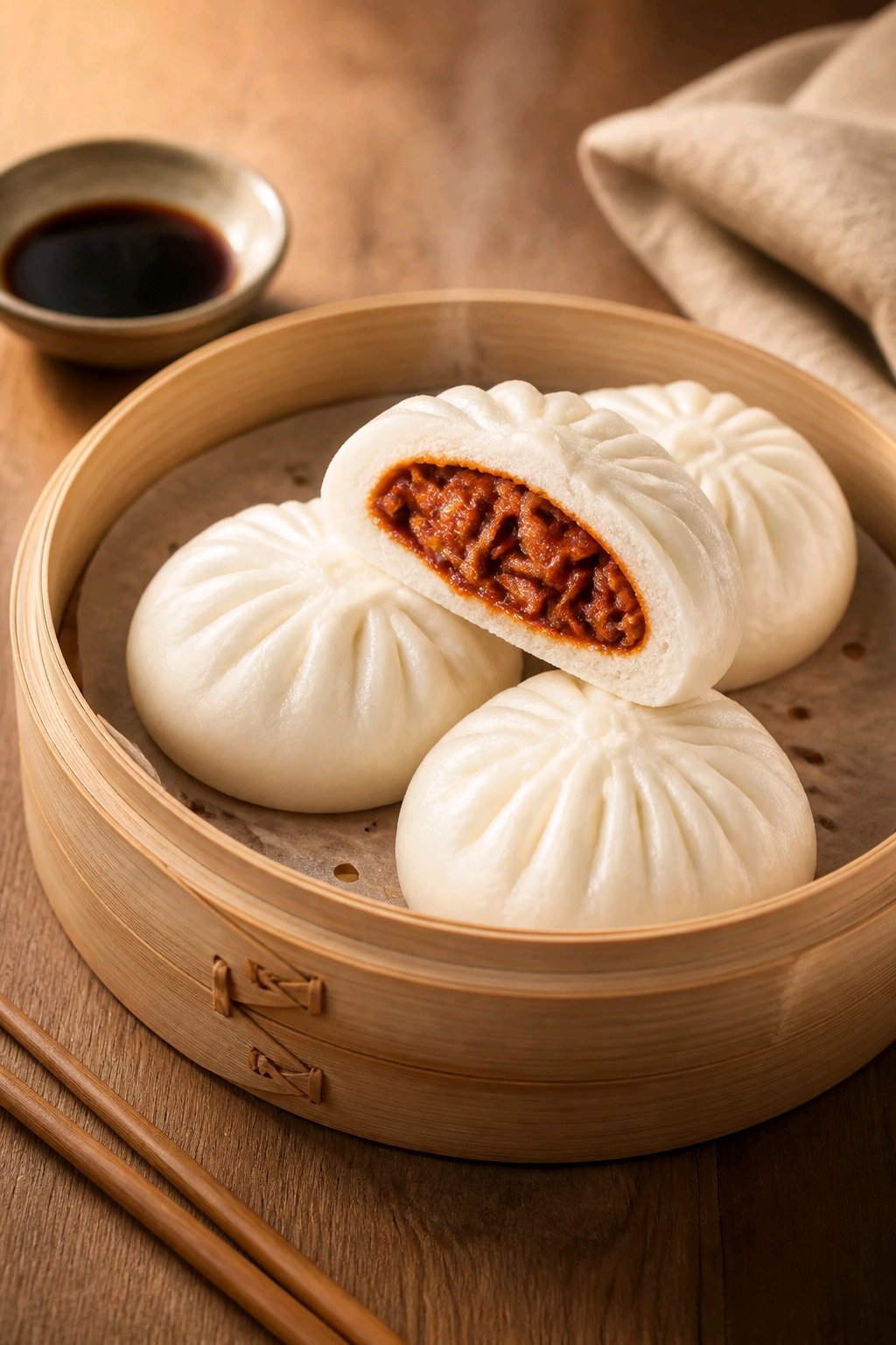Bánh Bao Xá Xíu - 540gr (12cái)