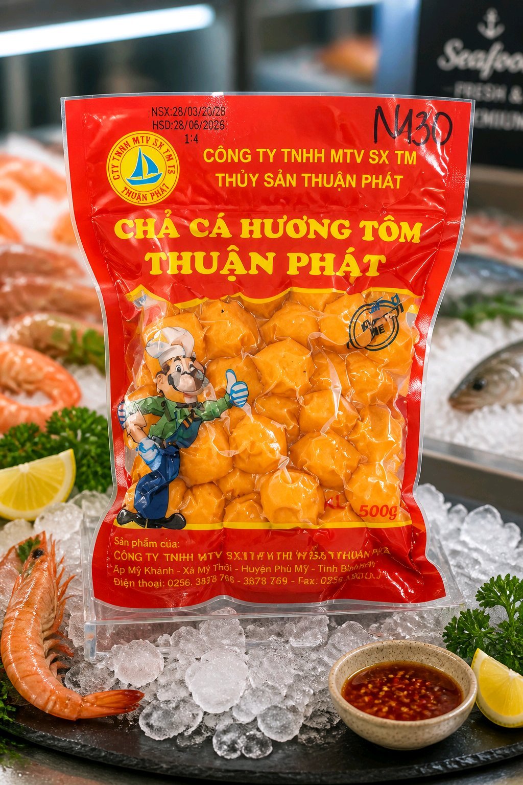 Tôm Viên Thuận Phát - 500gr (65viên)