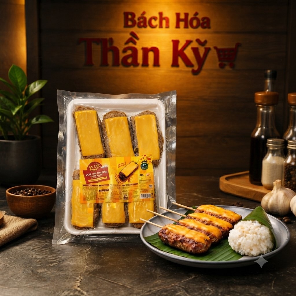 Bò Nướng Phô Mai Thái Lan - 300gr (6cây)