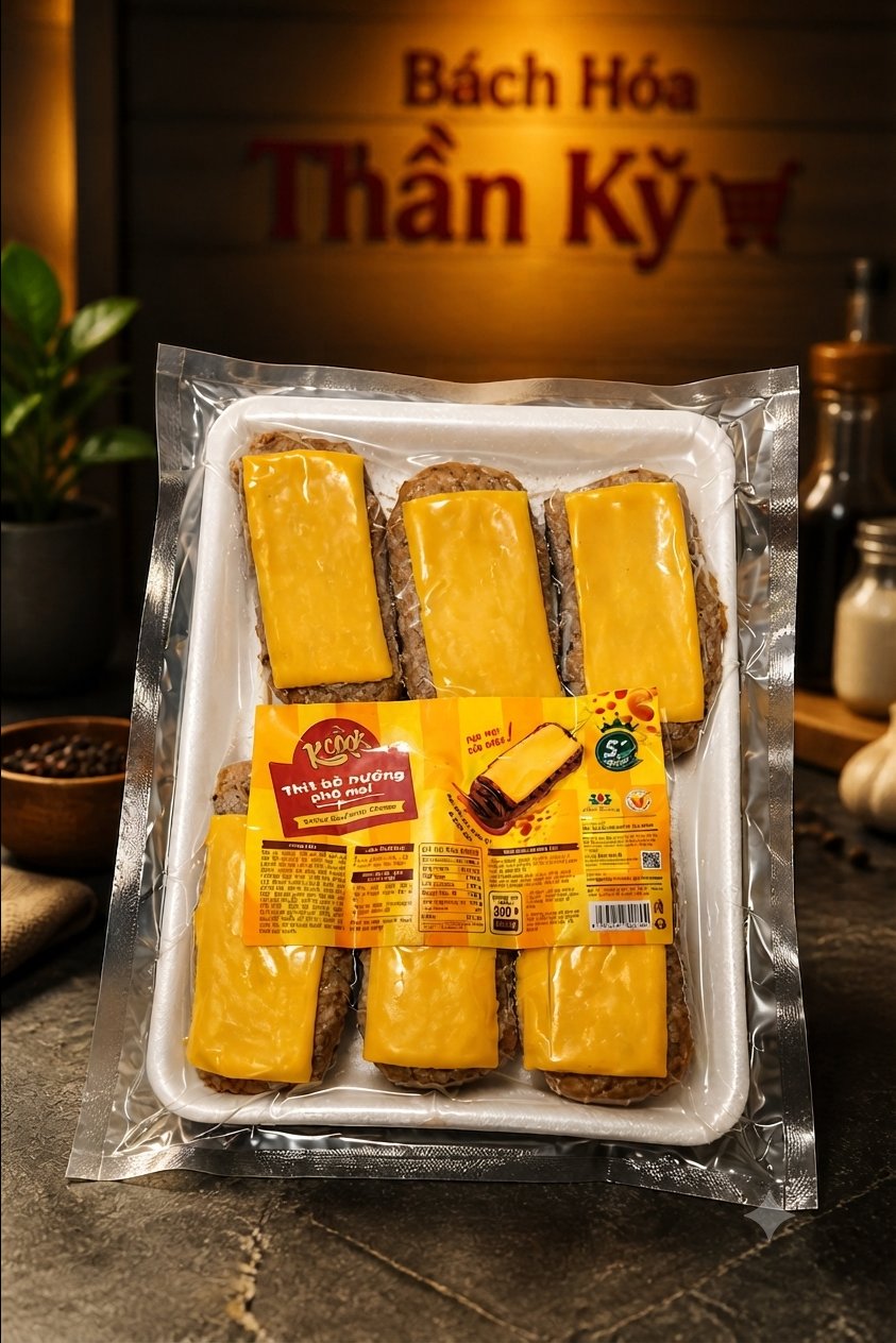 Bò Nướng Phô Mai Thái Lan - 300gr (6cây)