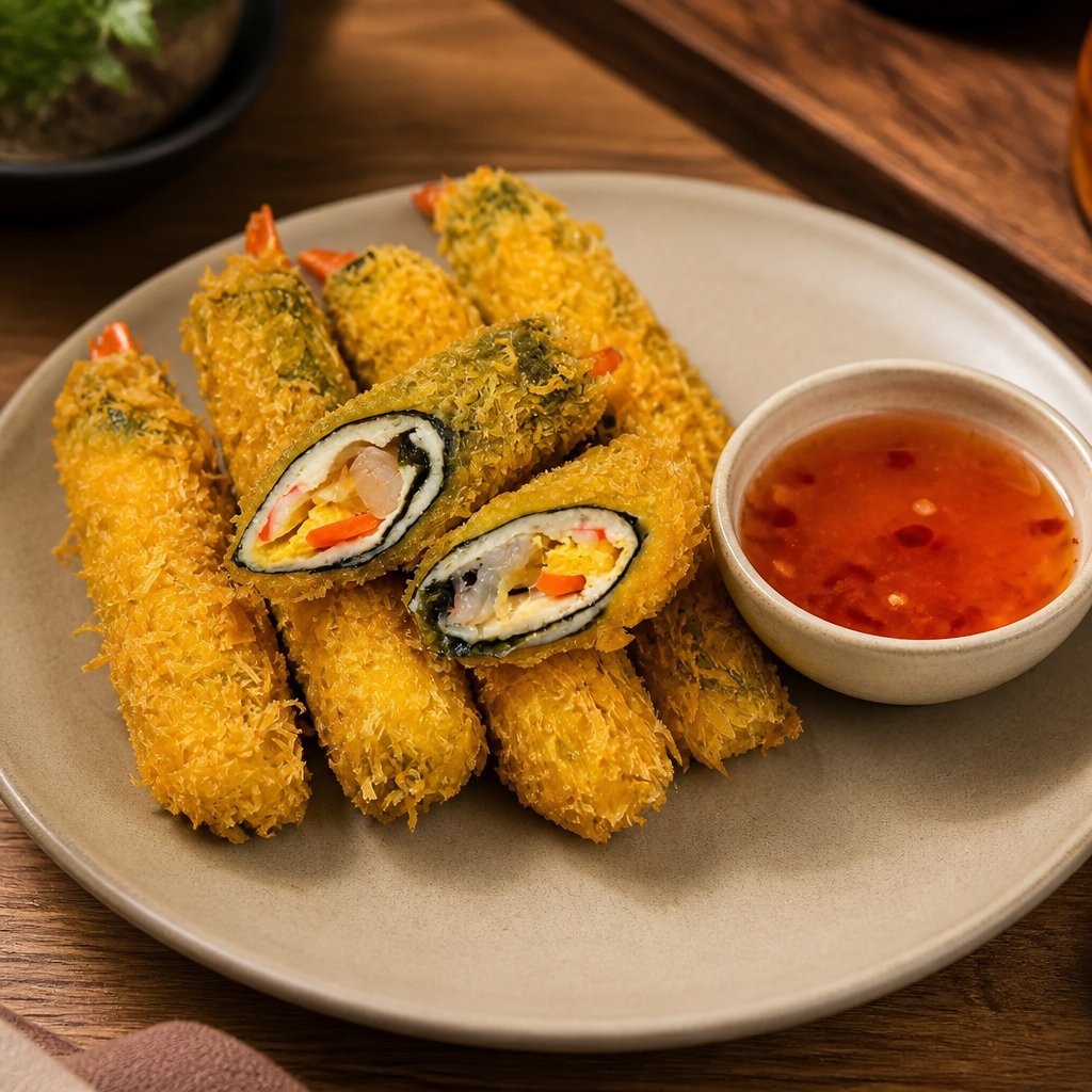 Tôm Cuộn Rong Biển - 350gr (10cái)