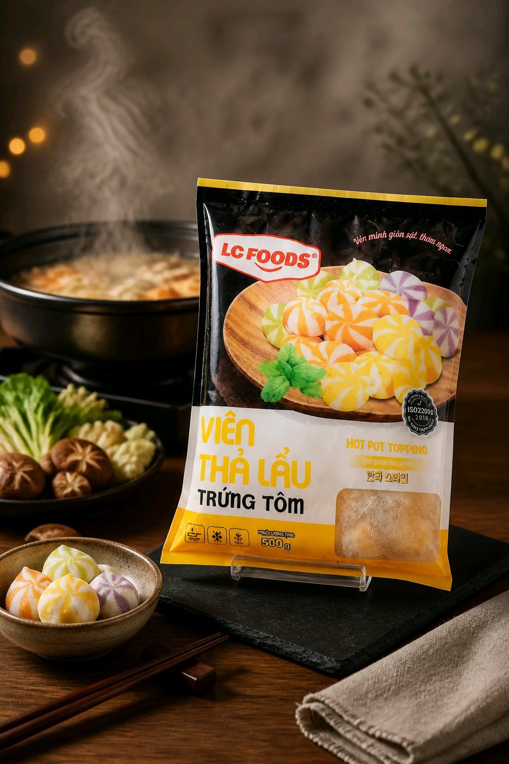 Viên Thả Lẩu Vàng - 500gr