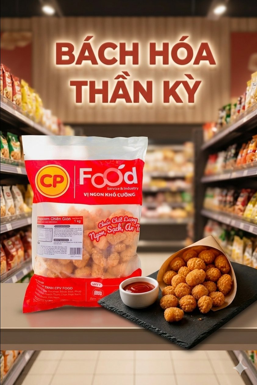 Gà Popcorn CP - 1KG