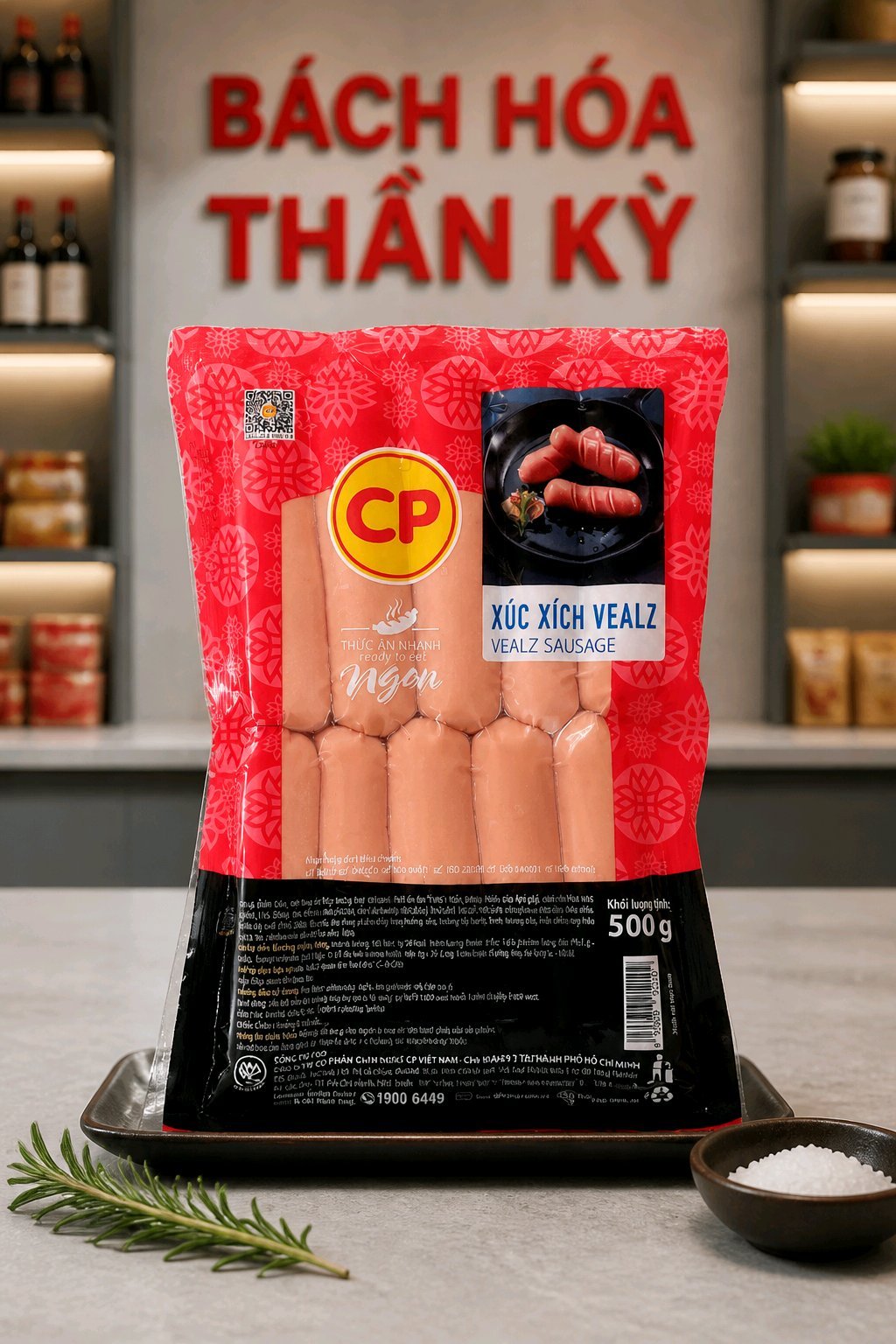 Xúc Xích Vealz CP - 500gr (10cây)