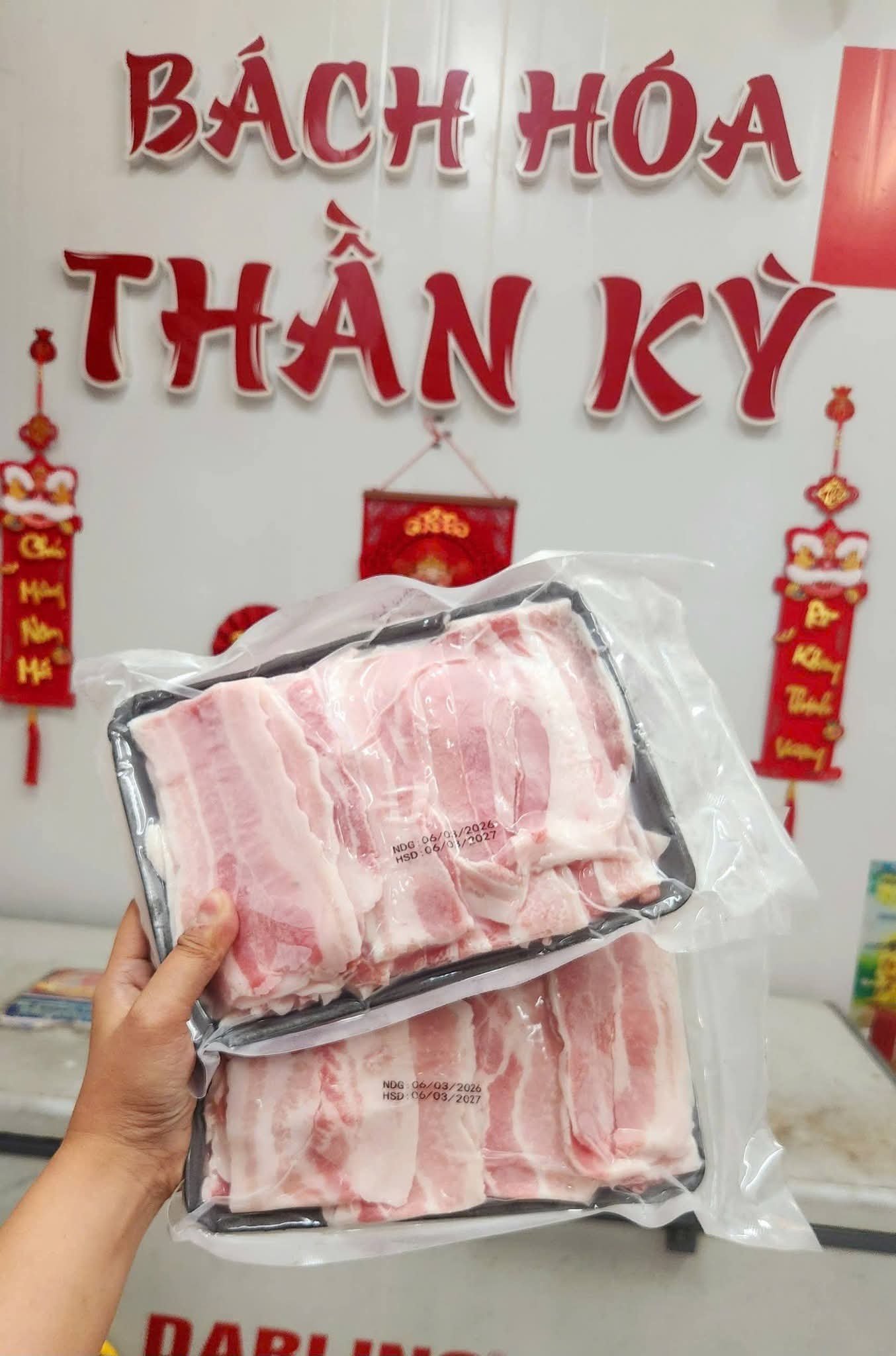 Ba Chỉ Heo Cắt Lát - 500gr