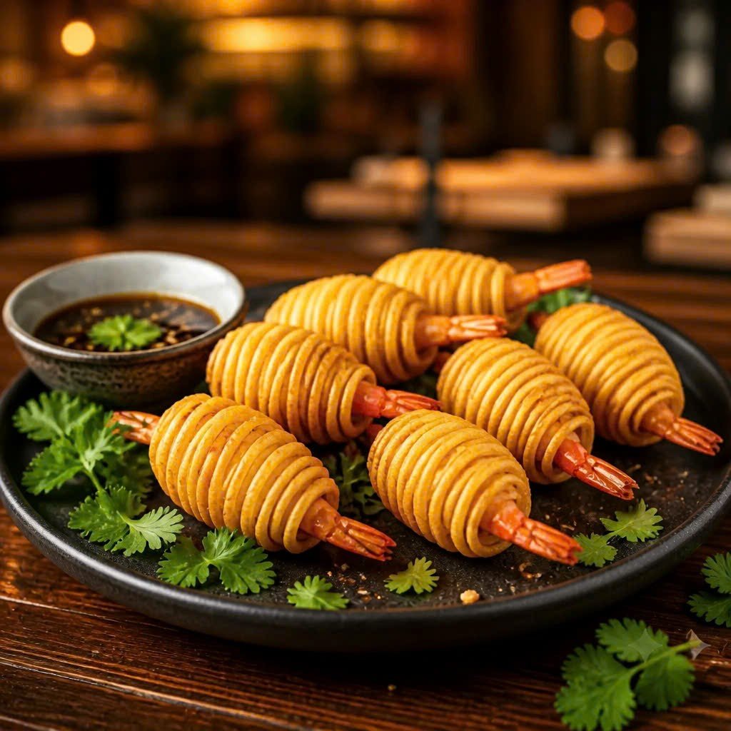 Tôm Cuộn Khoai Tây - 300gr (10con)