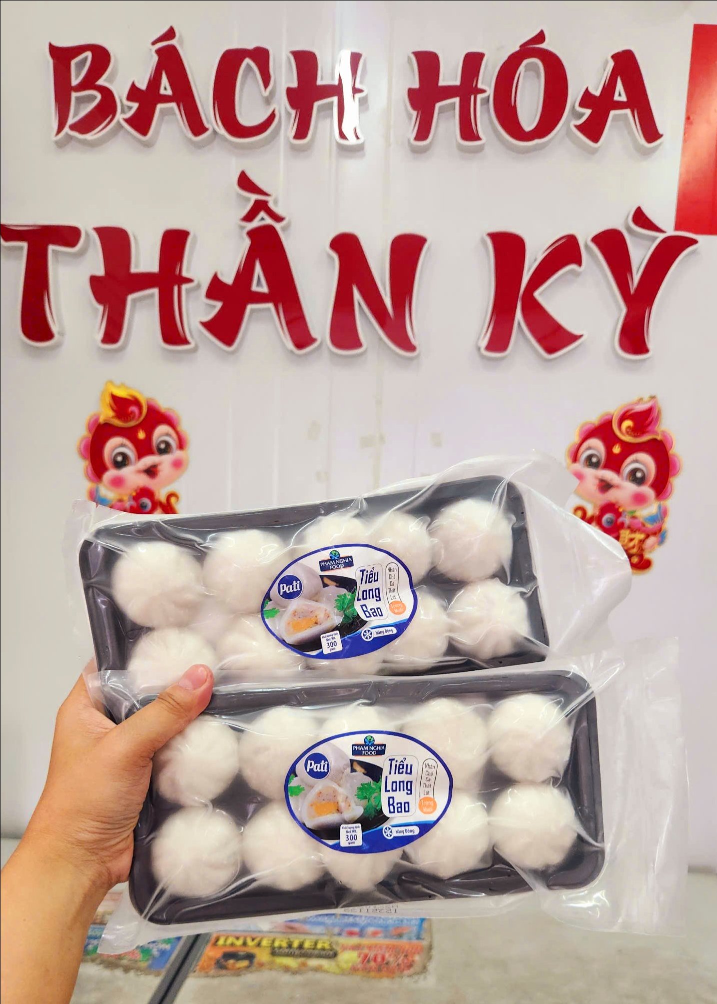Tiểu Long Bao Thác Lác Trứng Muối - Gói 300gr (10viên)