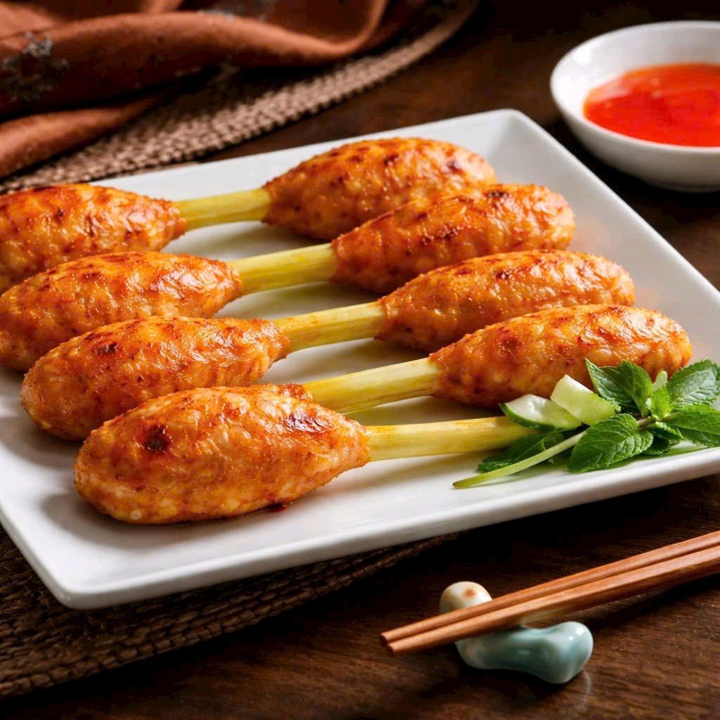 Chạo Tôm Quấn Sả - 500gr (15cây)