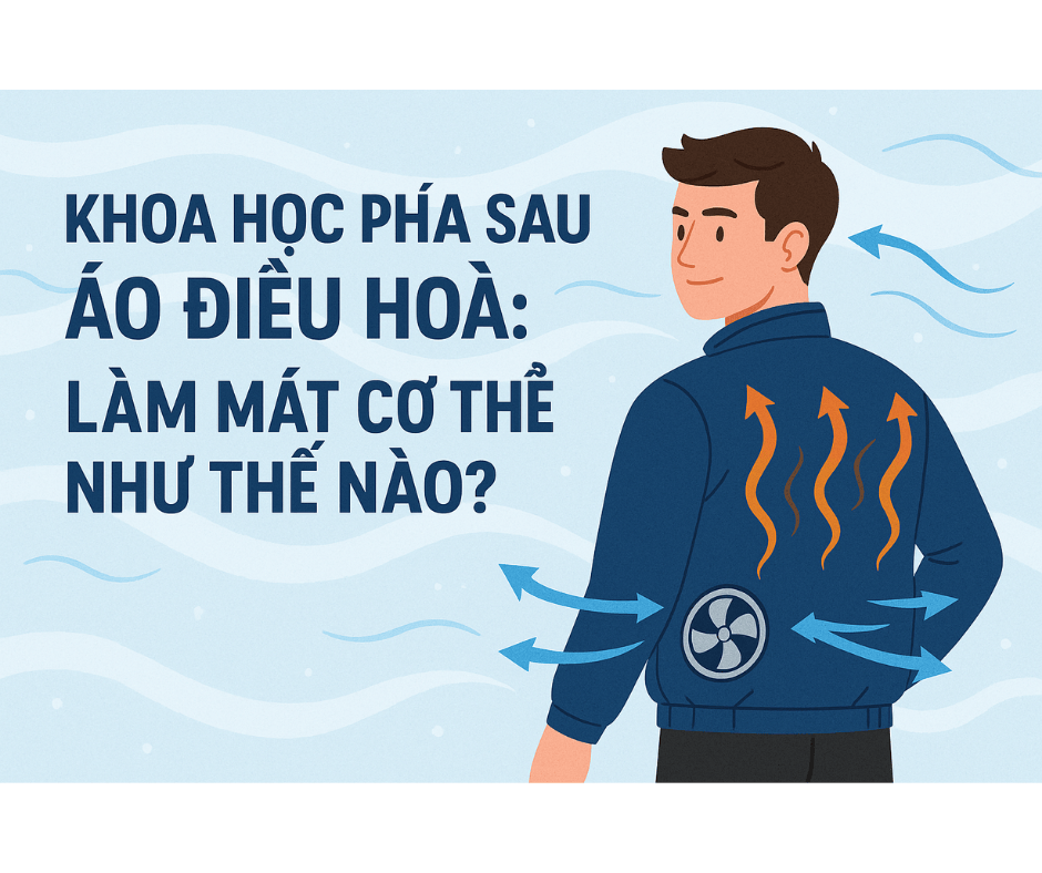 Khoa học phía sau áo điều hòa: Làm mát cơ thể như thế nào?