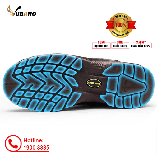 Mặt đế giày bảo hộ Safety Jogger Sahara S3 SRC với hoa văn gai đế