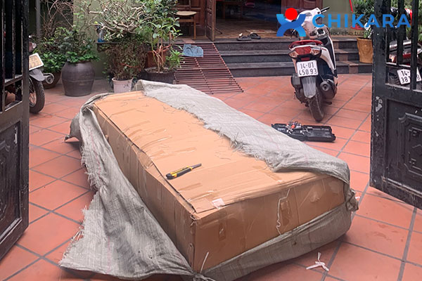 Bàn giao giường y tế cho khách hàng tại Cẩm Thành Cẩm Phả Quảng Ninh