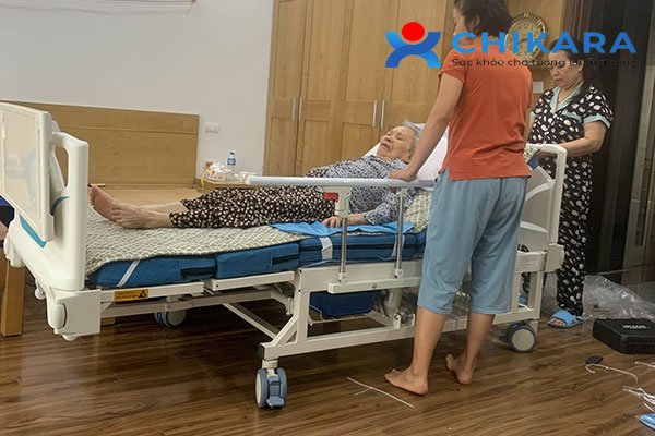 Bàn giao giường y tế cho khách hàng tại chung cư Goldsilk Vạn Phúc Hà Đông Hà Nội