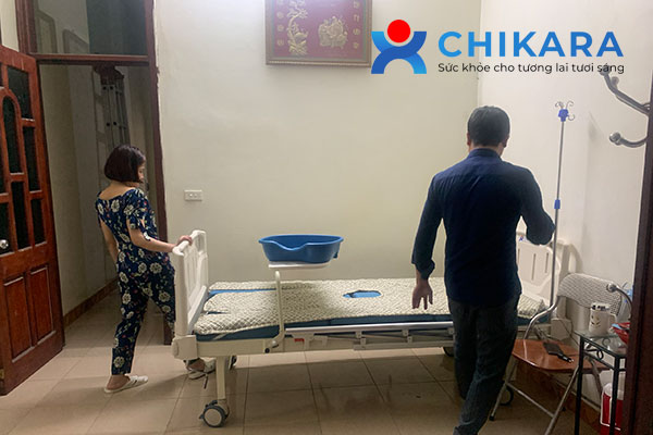 Bàn giao giường y tế cho khách hàng tại Lê Trọng Tấn La Khê Hà Đông