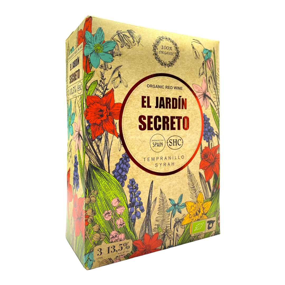 Bịch rượu vang đỏ Tây Ban Nha El Jardin Selecto