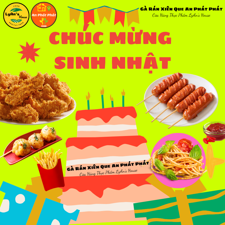 Tổ chức tiệc sinh nhật tại nhà SIÊU NHANH với Gà Rán CP? Và đây là bí quyết