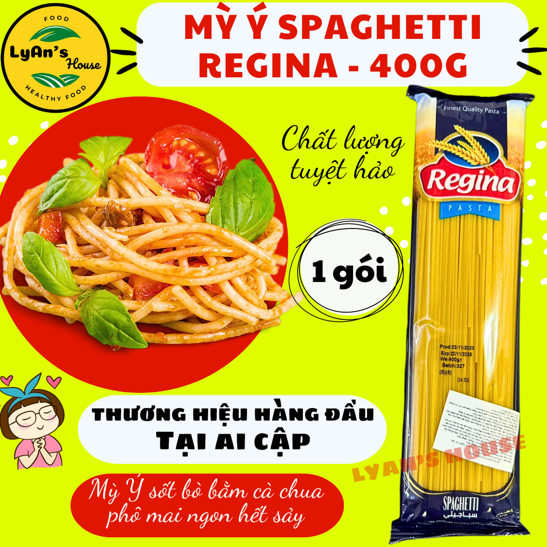Mỳ Ý Spaghetti REGINA 400g